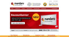 Desktop Screenshot of mandaro.de